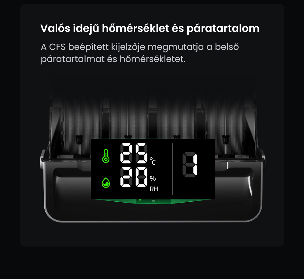 Creality K2 Combo 3D nyomtat&oacute;, CFS rendszer, 260*260*260mm