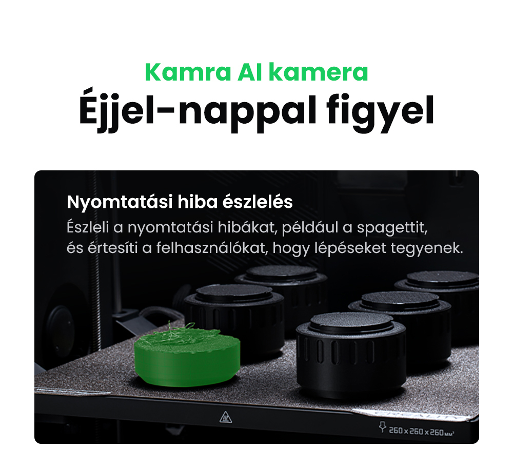 Creality K2 Combo 3D nyomtat&oacute;, CFS rendszer, 260*260*260mm