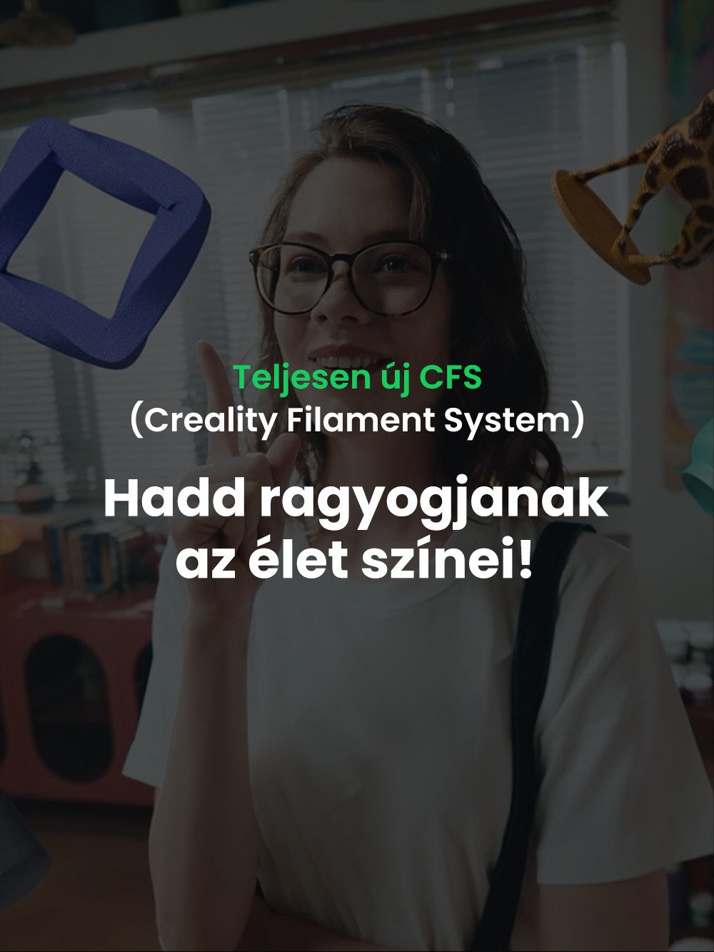 Creality K2 Combo 3D nyomtat&oacute;, CFS rendszer, 260*260*260mm