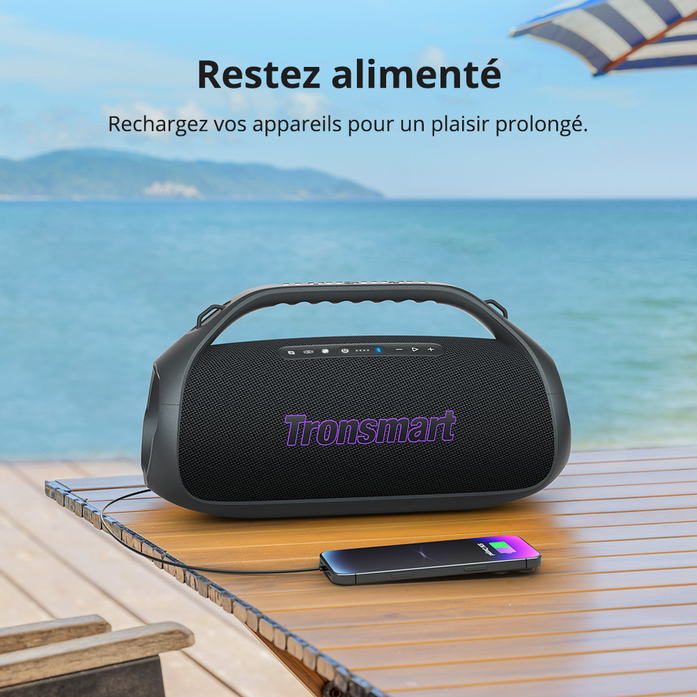 Tronsmart Bang 2 Enceinte de f&ecirc;te portable - Noir