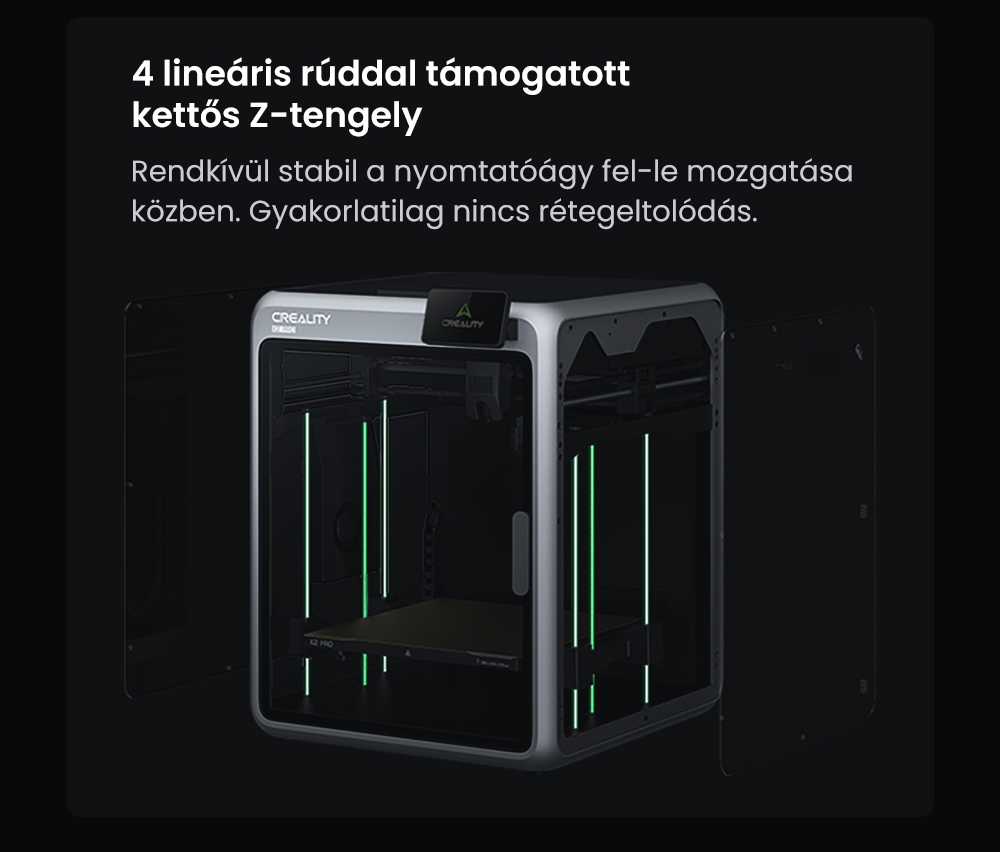 Creality K2 Combo 3D nyomtat&oacute;, CFS rendszer, 260*260*260mm