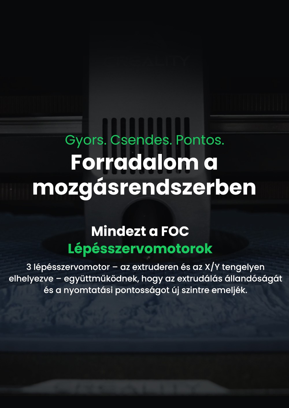 Creality K2 Combo 3D nyomtat&oacute;, CFS rendszer, 260*260*260mm