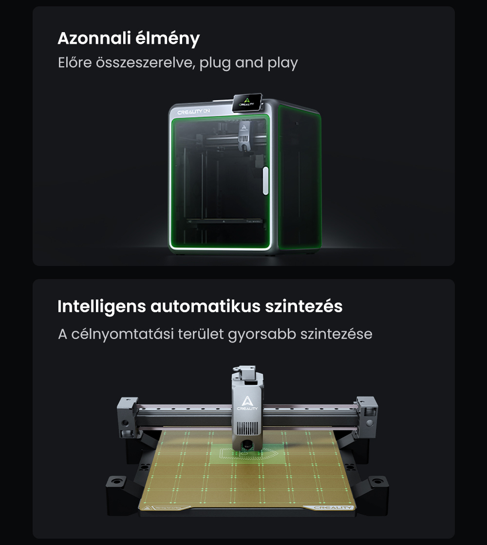Creality K2 Combo 3D nyomtat&oacute;, CFS rendszer, 260*260*260mm