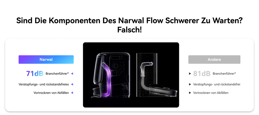 Narwal Freo Flow Saug- und Wischroboter, 22.000Pa Saugleistung, KI-Hindernisvermeidung mit Dual-Kamera, Hei&szlig;wasserwischen, Teppich- & Kantenreinigung, Selbstentleerung, 2,5L Staubbeutel, Sprachsteuerung &ndash; Wei&szlig;