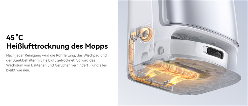 Narwal Freo Flow Saug- und Wischroboter, 22.000Pa Saugleistung, KI-Hindernisvermeidung mit Dual-Kamera, Hei&szlig;wasserwischen, Teppich- & Kantenreinigung, Selbstentleerung, 2,5L Staubbeutel, Sprachsteuerung &ndash; Wei&szlig;