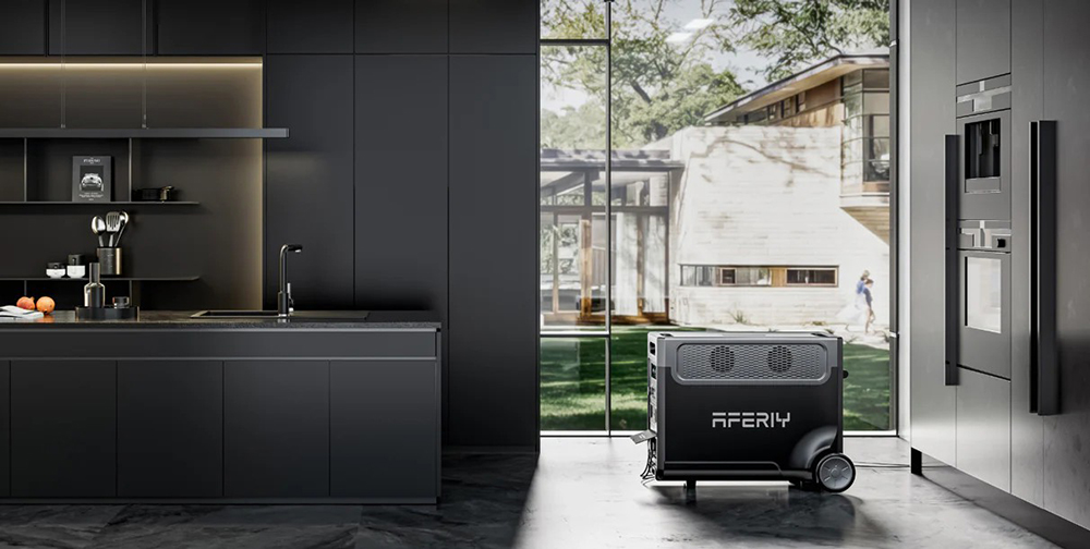 AFERIY P310  Portable Power Station with Expandable Capacity 3600W 3840Wh Gray