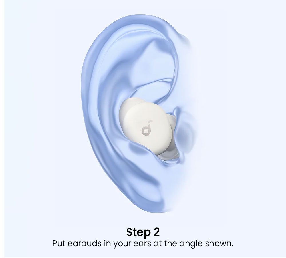 Anker Soundcore Sleep A30 ANC Sleep Earbuds, Up to 45 Hours Playtime, Al Brainwave Audio, APP Control