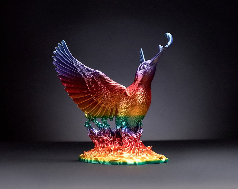 ERYONE ThinkerX400 FDM 3D Printer, 0.1-0.3 mm Print Precision, 500mm/s High Speed, 25-Point Grid Auto-Leveling - UK Plug