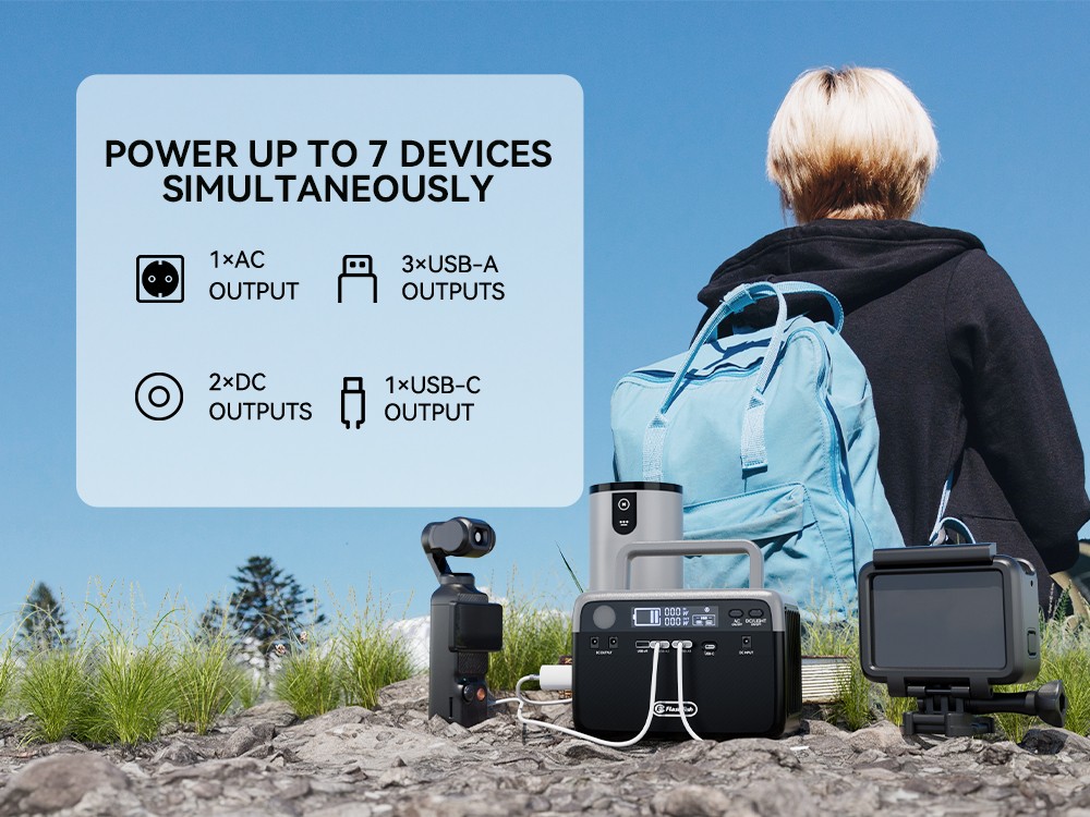 Flashfish BP030B 300 W-os hordozhat&oacute; t&ouml;ltő&aacute;llom&aacute;s, 230,4 Wh-s LiFePO4 akkumul&aacute;tor, 600 W-os t&uacute;lfesz&uuml;lts&eacute;g, h&aacute;l&oacute;zati aljzatok, &aacute;teresztő t&ouml;lt&eacute;s, napelemes gener&aacute;tor kempingez&eacute;shez/otthoni biztons&aacute;gi ment&eacute;shez/v&eacute;szhelyzetekhez/h&aacute;l&oacute;zaton k&iacute;v&uuml;li/&aacute;ramkimarad&aacute;sok eset&eacute;re