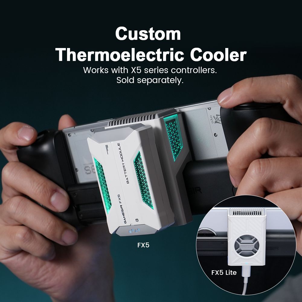 GameSir X5s Wireless Mobile Game Controller, Compatible with Switch, Switch2, Android, iOS, PC, 105-213mm Retractable Range