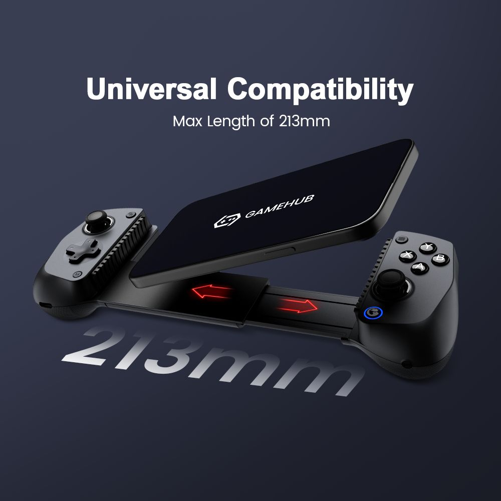 GameSir X5s Wireless Mobile Game Controller, Compatible with Switch, Switch2, Android, iOS, PC, 105-213mm Retractable Range