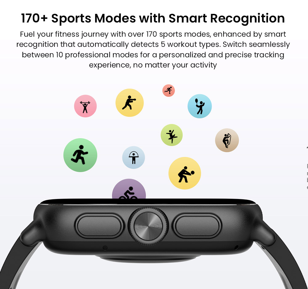 IMIKI Frame 2 Pro okos&oacute;ra, 2,01 h&uuml;velykes AMOLED kijelző, 24 &oacute;r&aacute;s eg&eacute;szs&eacute;gfigyel&eacute;s, alv&aacute;sfigyel&eacute;s, 6 helymeghat&aacute;roz&oacute; rendszer, ak&aacute;r 15 napos akkumul&aacute;tor-&eacute;lettartam, 5 ATM v&iacute;z&aacute;ll&oacute;s&aacute;g - fekete