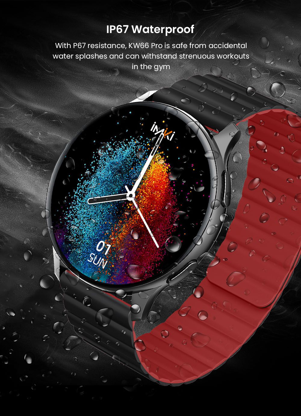 IMIKI KW66 Pro Smartwatch, 1.43