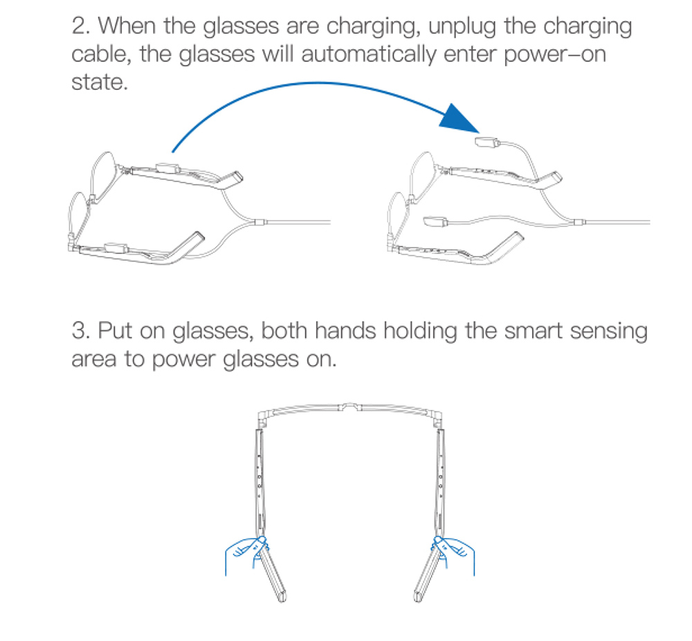 IMIKI SG1 Smart Bluetooth Audio Glasses, Call Noise Reduction, Intelligent Touch Control