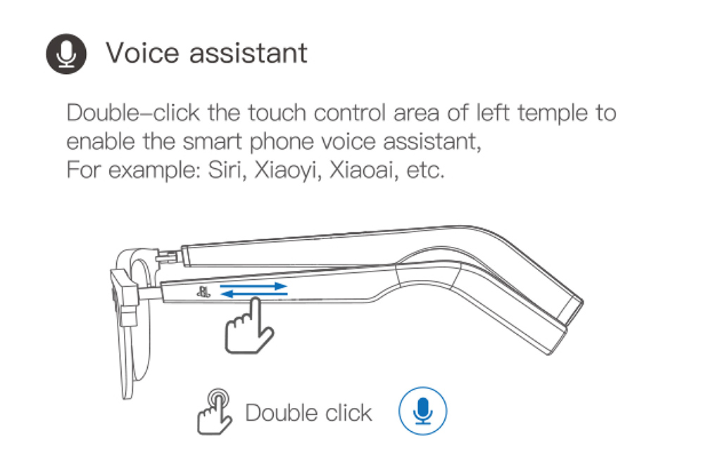 IMIKI SG1 Smart Bluetooth Audio Glasses, Call Noise Reduction, Intelligent Touch Control