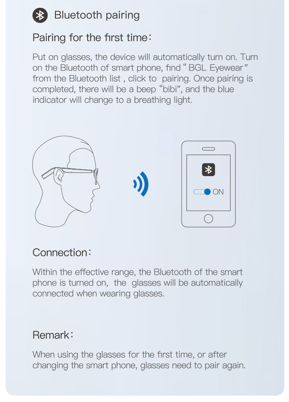 IMIKI SG1 Smart Bluetooth Audio Glasses, Call Noise Reduction, Intelligent Touch Control