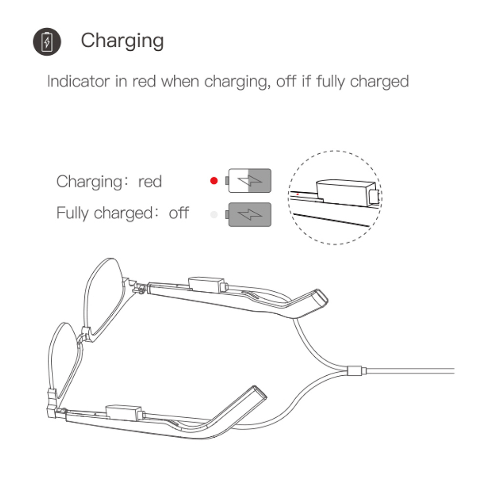 IMIKI SG1 Smart Bluetooth Audio Glasses, Call Noise Reduction, Intelligent Touch Control