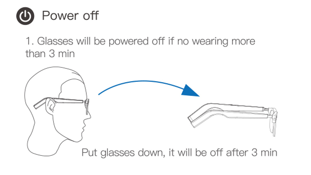 IMIKI SG1 Smart Bluetooth Audio Glasses, Call Noise Reduction, Intelligent Touch Control