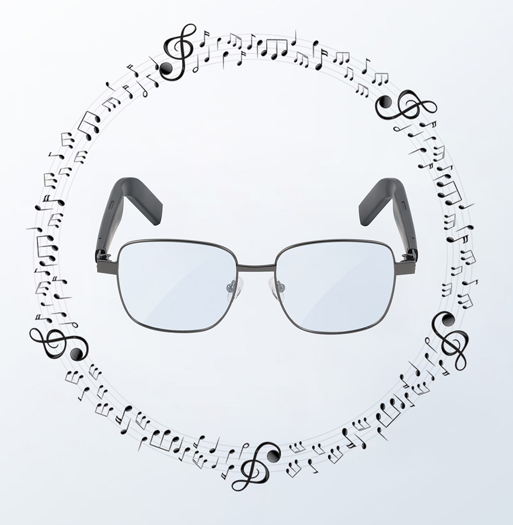 IMIKI SG1 Smart Bluetooth Audio Glasses, Call Noise Reduction, Intelligent Touch Control