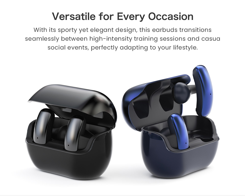 IMIKI SP1 Earbuds, Bluetooth 5.4, Up to 24 Hours Battery Life, IPX4 Waterproof - Black