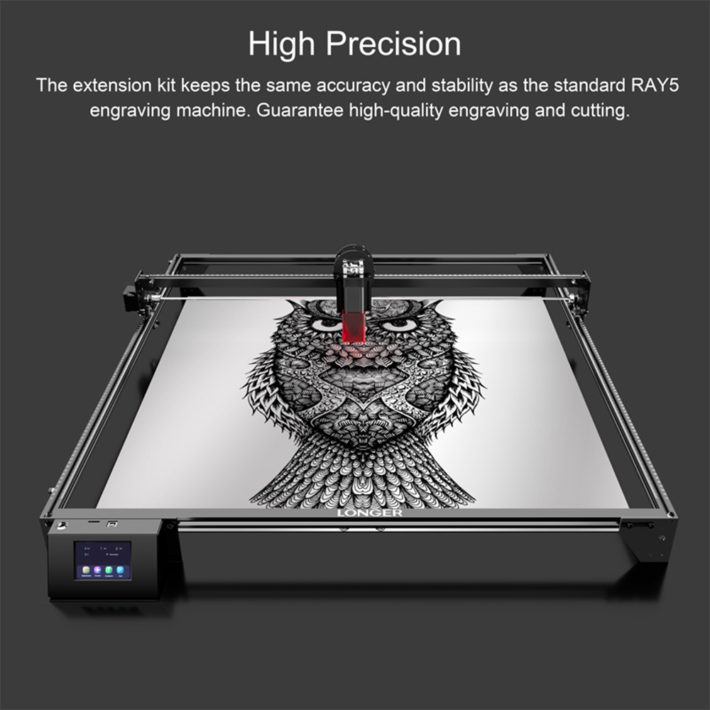 LONGER RAY5 Series Laser Engraver XY Axis Extension Kit, Expand Work Area, High Precision, Stable & Plug-and-Play