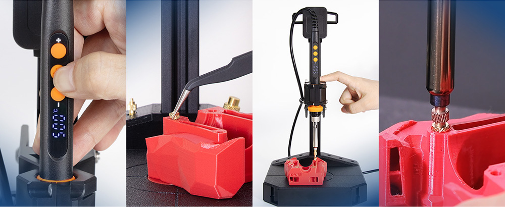 Mintion Nutopress Heat Insert Press Kit for 3D Printing - US Plug