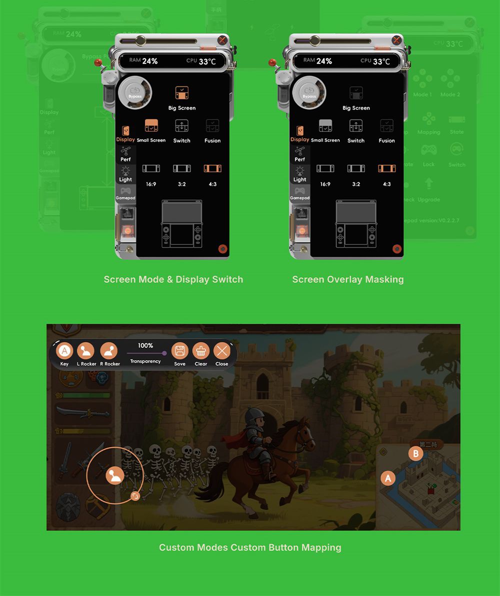 One Netbook ONEXSUGAR Sugar 1 Convertible Dual-screen Handheld Console, 6.01& 3.92 inch OLED Screen, Snapdragon G3 Gen 3, Android 14, 16GB RAM 512GB Storage, Hall Effect Joysticks, RGB Lights, 5600mAh Battery, WiFi 7 Bluetooth 5.3 - White