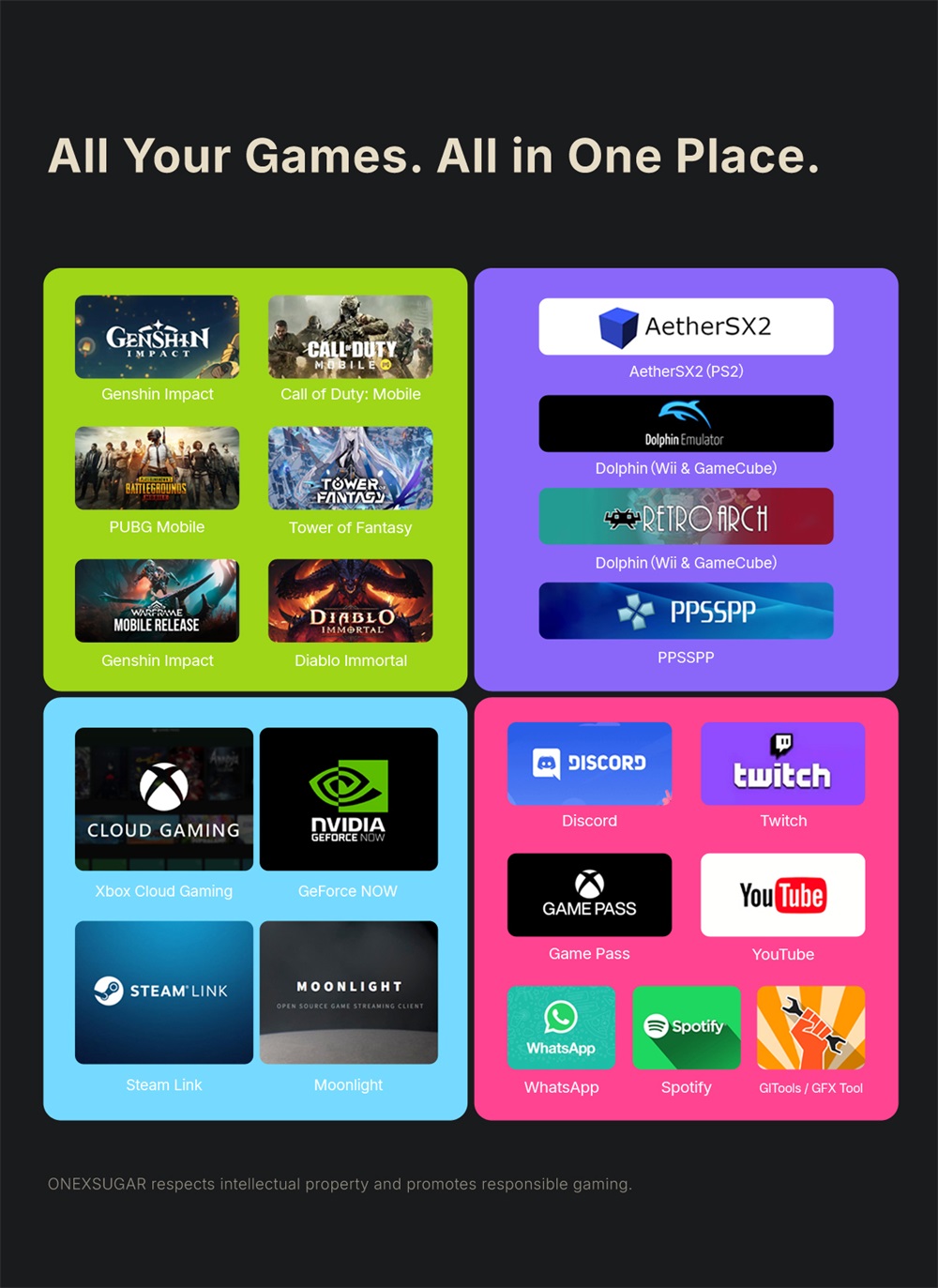 One Netbook ONEXSUGAR Sugar 1 Convertible Dual-screen Handheld Console, 6.01& 3.92 inch OLED Screen, Snapdragon G3 Gen 3, Android 14, 16GB RAM 512GB Storage, Hall Effect Joysticks, RGB Lights, 5600mAh Battery, WiFi 7 Bluetooth 5.3 - White