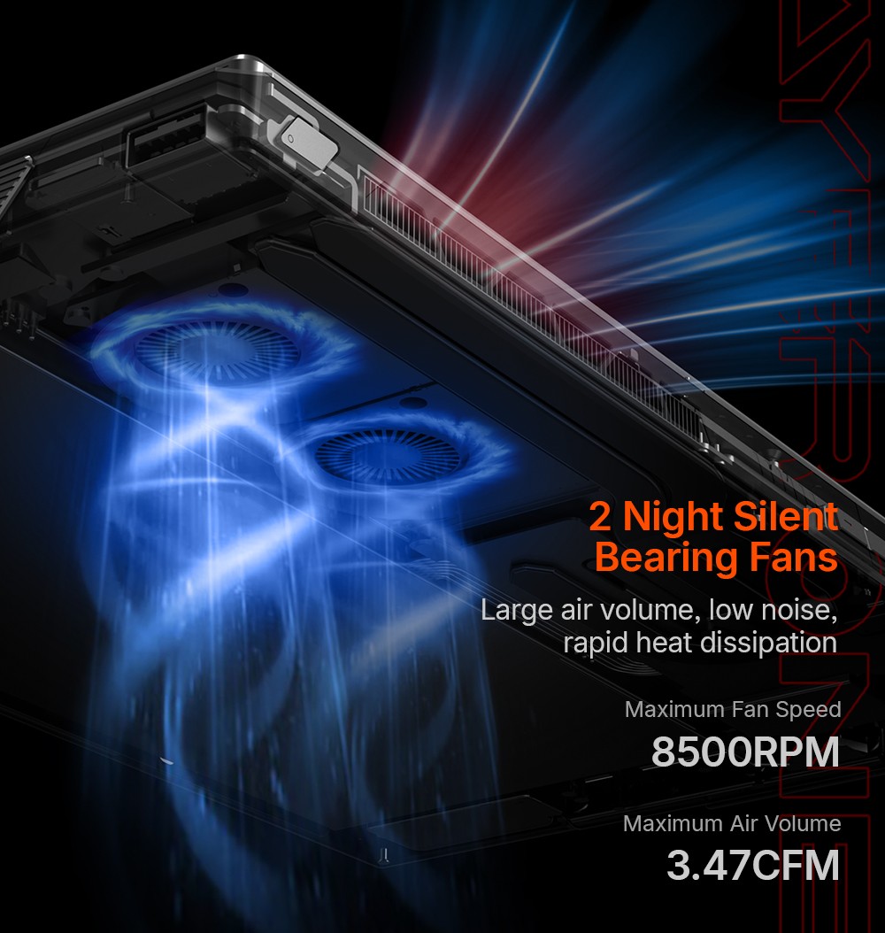 One Netbook OneXPlayer X1 Air Portable 3-in-1 Gaming PC, Intel Core Ultra 7 258V 8 Cores Max 4.8GHz, 10.95 inch 2560*1600 120Hz Screen, 32GB LPDDR5X RAM 1TB SSD, Facial & Fingerprint Unlock, 2*USB4.0, 1*USB3.2, 1*TF Card, 1*Mini SSD Slot - EU Plug