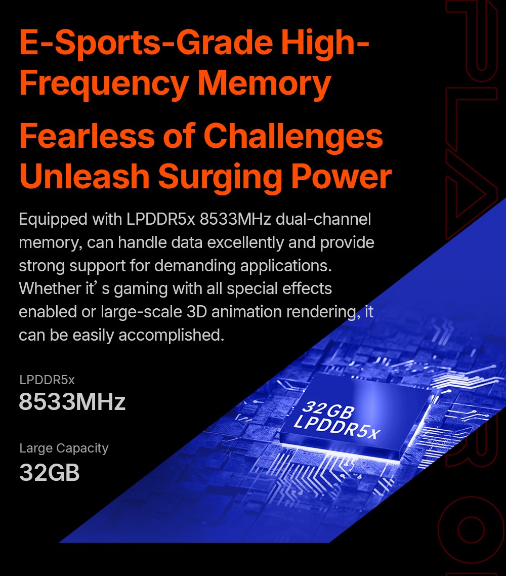 One Netbook OneXPlayer X1 Air Portable 3-in-1 Gaming PC, Intel Core Ultra 7 258V 8 Cores Max 4.8GHz, 10.95 inch 2560*1600 120Hz Screen, 32GB LPDDR5X RAM 2TB SSD, Facial & Fingerprint Unlock, 2*USB4.0, 1*USB3.2, 1*TF Card, 1*Mini SSD Slot - EU Plug