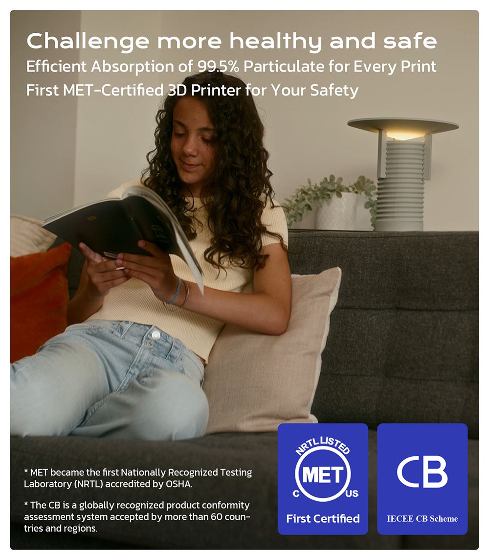 QIDI TECH Q2 3D Printer, 600mm/s High-Speed, 370&deg;C Hot End, Enclosed Chamber 65&deg;C, Auto Leveling, AI Camera, Large Build Volume 270&times;270&times;256mm, Compatible with PLA/ABS/PETG/TPU and Advanced Materials