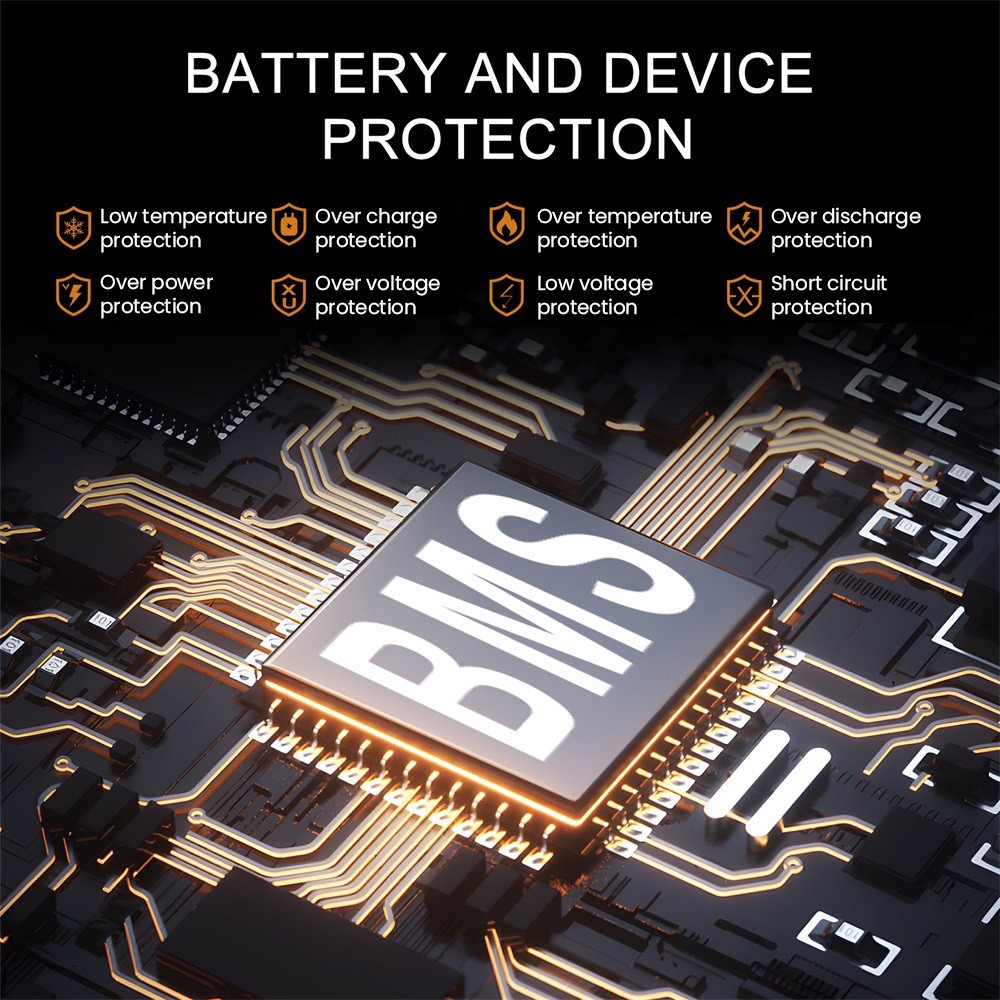 TALLPOWER V2400 Portable Power Station, 2400W AC Output, 2160Wh LiFePO4 Battery, Solar Generator, Adjustable Input Power, UPS Function, LED Light, 16 Outputs - Black