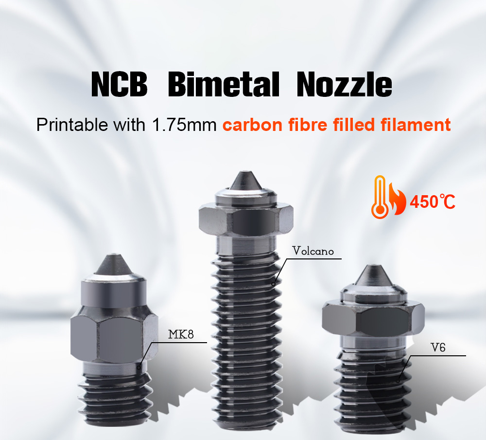 Trianglelab V6 NCB Nozzle 0.6mm for Voron 3D Printer