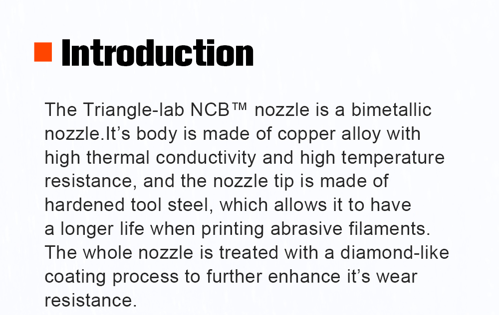 Trianglelab V6 NCB Nozzle 0.8mm for Voron 3D Printer