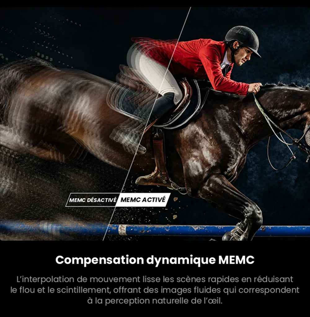 Ultimea Poseidon E100 Projecteur, 1800 ANSI, 1080P natif, décodage 4K, mise au point automatique et correction keystone 6D, image 3D active, Intervenants 10W*2, Google TV