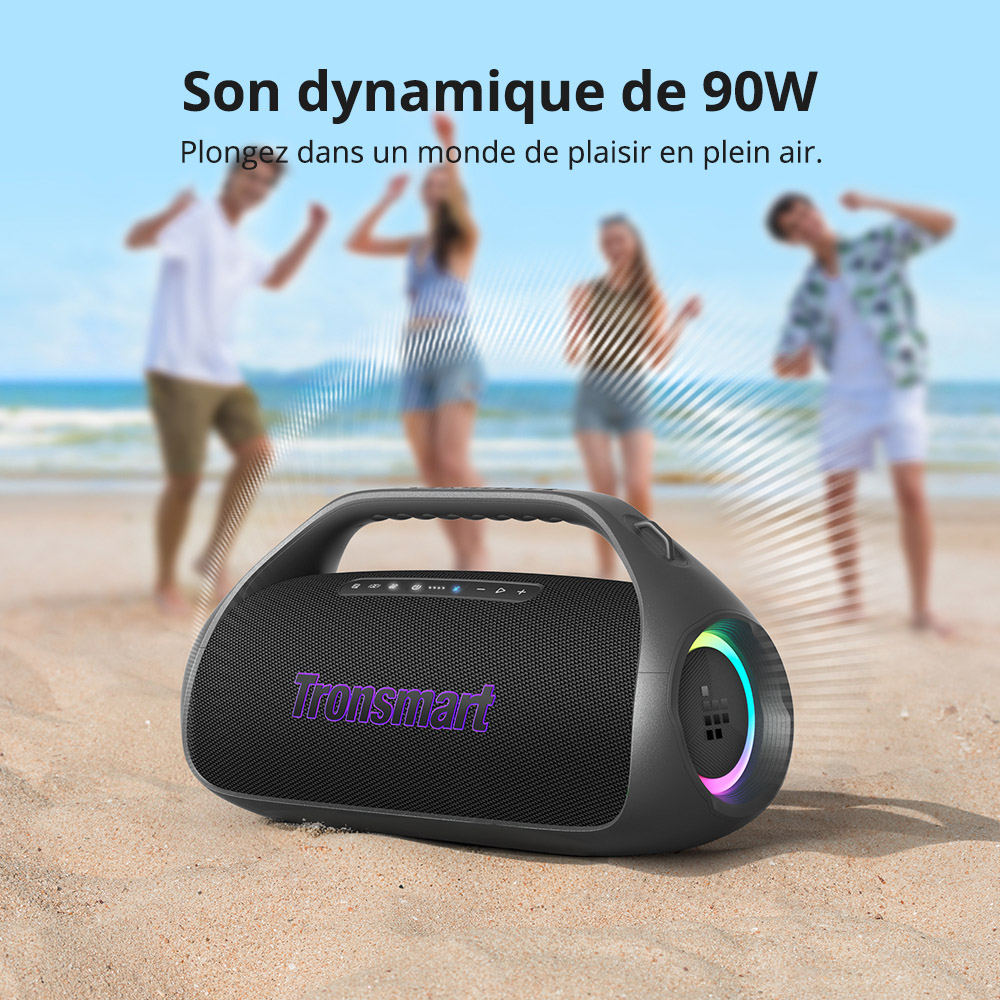 Tronsmart Bang 2 Enceinte de f&ecirc;te portable - Noir