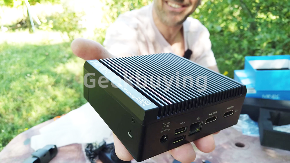 MINIX NEO Z350-0dB Mini-PC, Intel Core i3 &ndash; N350 8 Kerne, max. 3,9 GHz, 16 GB RAM, 512 GB SSD, 2 HDMI-Dual-Screen-Displays, 2 USB-A 3.2, 1 USB-C 3.2, 2 USB 2.0, 1 TF-Kartensteckplatz, 1 2,5 G RJ45, EU-/UK-/US-Stecker