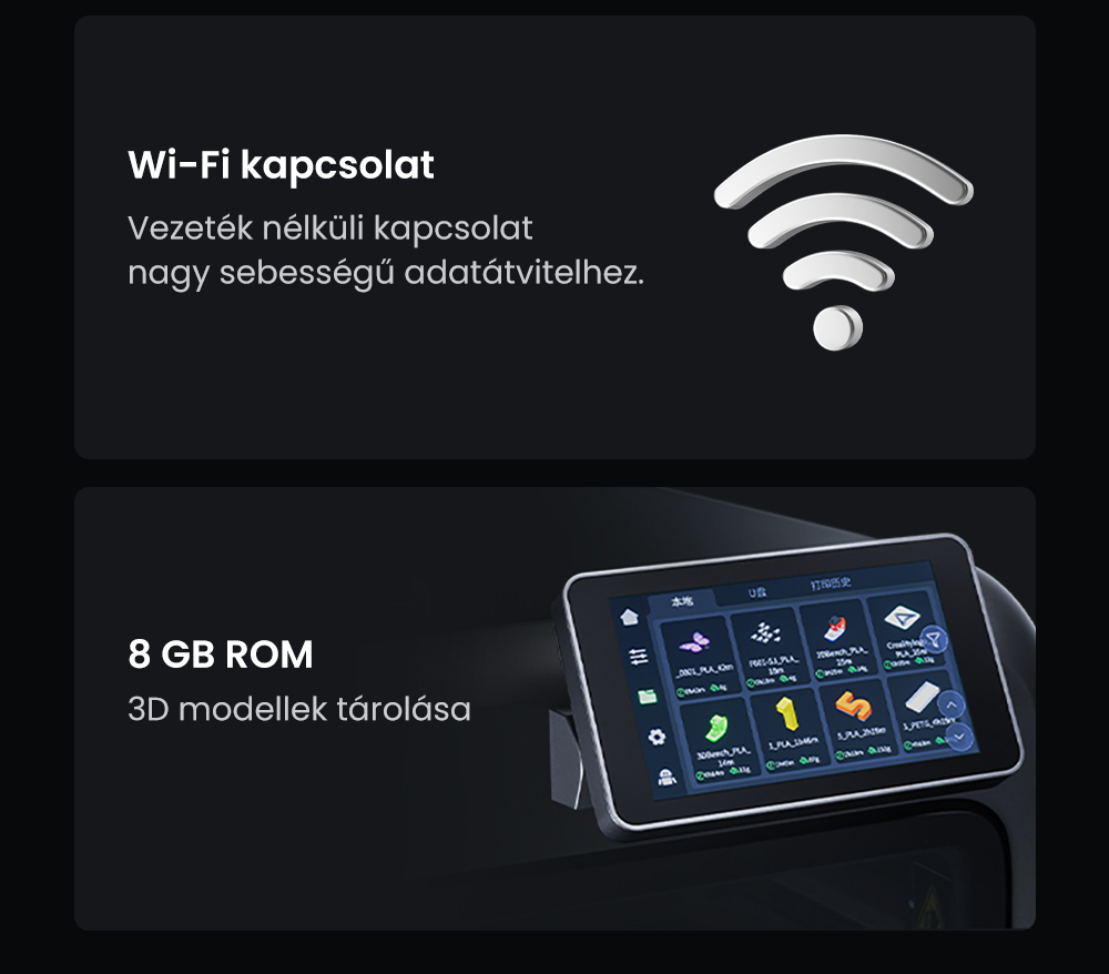 Creality K2 Combo 3D nyomtat&oacute;, CFS rendszer, 260*260*260mm