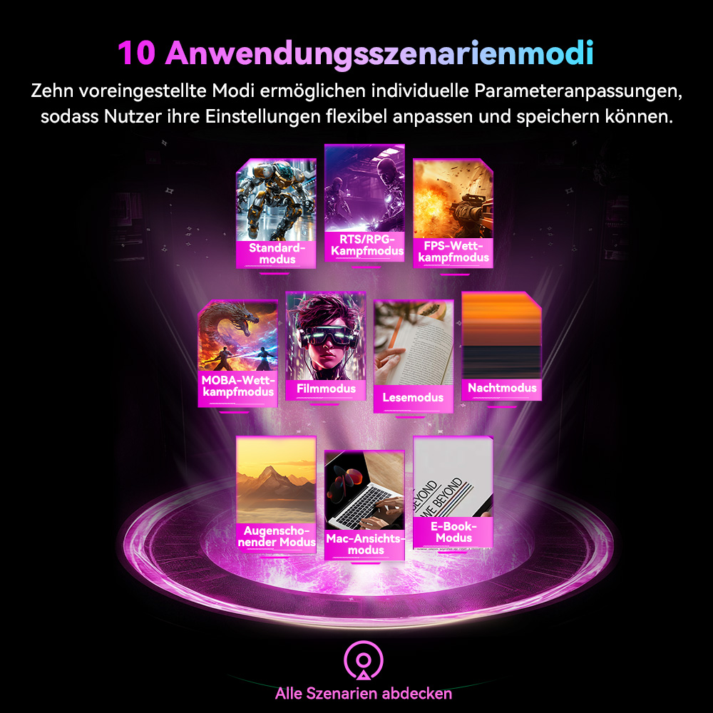 TITAN ARMY C27A1H Gaming-Monitor, 27 Zoll 1500R Curved VA-Bildschirm, 1920 x 1080, 300 Hz Bildwiederholfrequenz, 1 ms GTG-Reaktionszeit, FreeSync, HDR10, 4000:1 Kontrastverh&auml;ltnis, dynamisches OD, 10 Szenariomodi, 2 x HDMI 2.0, 2 x DP 1.4, 1 x Audio