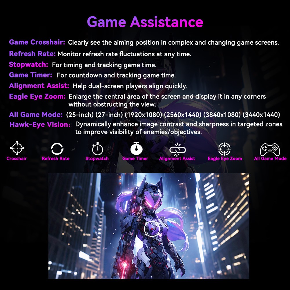 TITAN ARMY P275MV PLUS Gamer Monitor, 27 h&uuml;velykes Gyors IPS Kijelző, 3840*2160@160Hz &eacute;s 1920*1080@320Hz, HDR1000, DyDs Mini LED, 1 ms GTG V&aacute;laszidő, FreeSync, FPS/RTS J&aacute;t&eacute;k M&oacute;d, 2*USB-A, 1*USB-B, 1*Type-C, 2*HDMI2.1, 1*DP1.4, 1*Audio