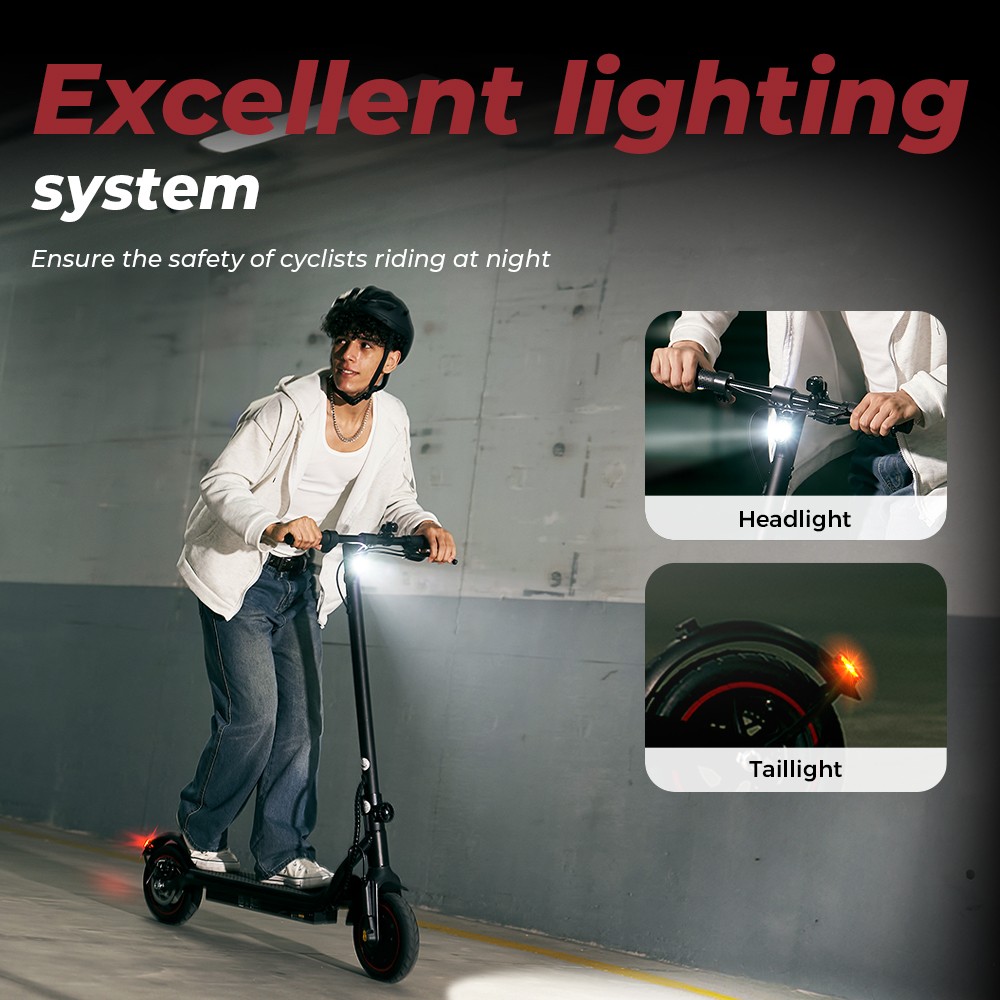 iScooter W5 Folding Electric Scooter, 350W motor, 36V 7,8Ah batéria, 8,5 palcové pneumatiky, max. rýchlosť 30 km/h, dojazd 30 km, kotúčová brzda