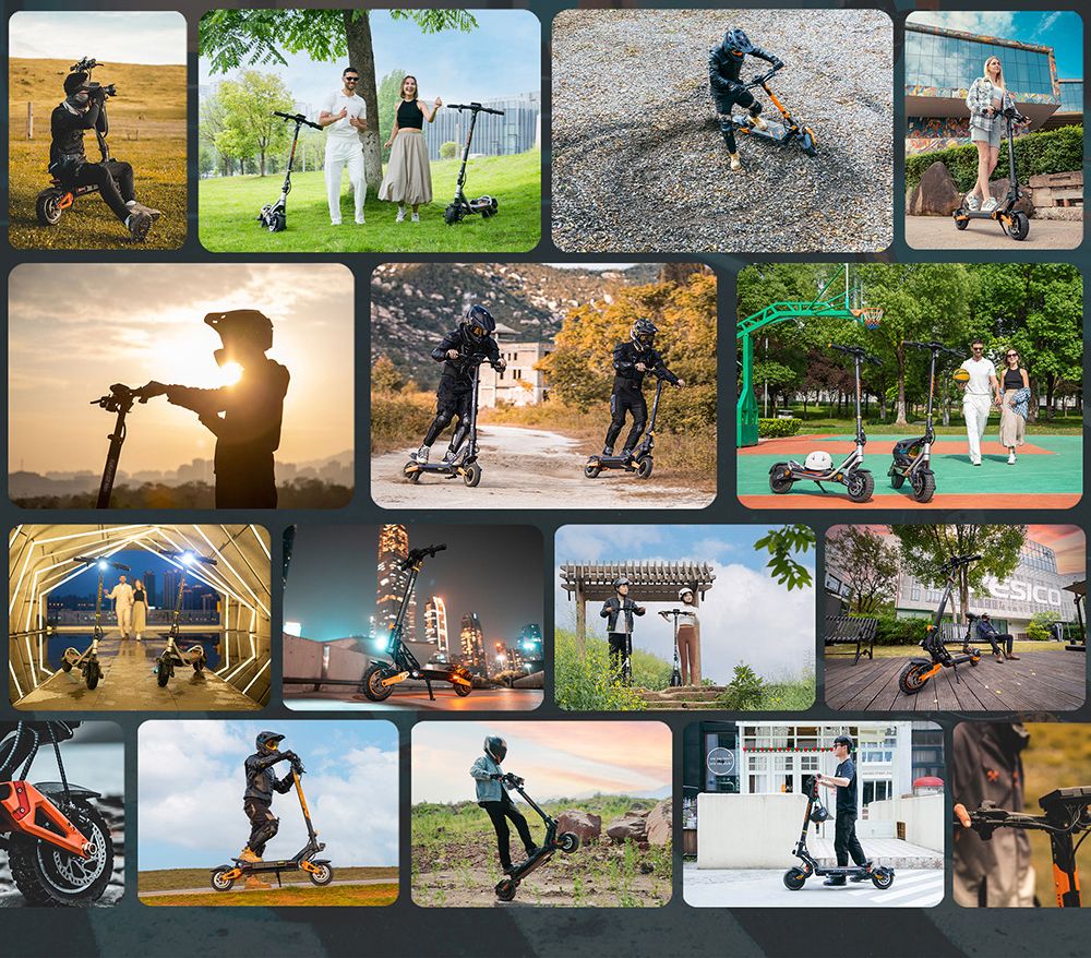 KuKirin G4 Trottinette &eacute;lectrique, moteur 2 x 1&nbsp;000 W, batterie 60 V 20 Ah, pneus 11 pouces, vitesse maximale 70 km/h, autonomie 75 km, freins &agrave; disque avant et arri&egrave;re, amortisseur &agrave; quatre bras