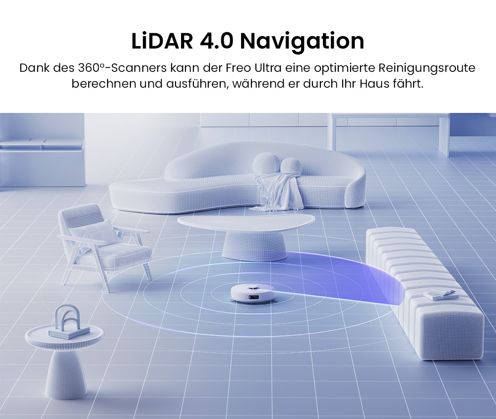 Narwal Freo X Ultra Roboterstaubsauger, 8200 Pa Saugleistung, 210 Min. Laufzeit, Tri-Laser-Navigation, Verwicklungsfreie schwimmende B&uuml;rste, 1-Liter-Einwegbeutel, 7-w&ouml;chige Staublagerung &ndash; EU-Stecker