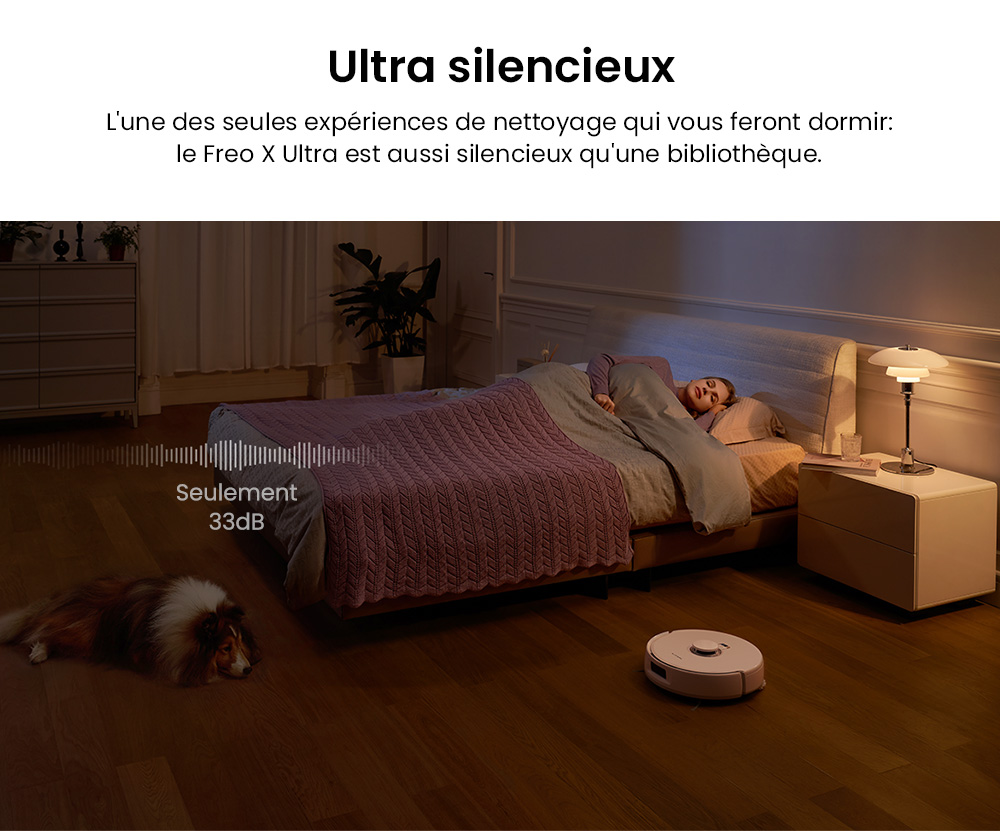 Narwal Freo X Ultra Aspirateur robot et balai avec lavage et vidage automatiques, puissance d'aspiration de 8200 Pa, brosse flottante anti-emm&ecirc;lement, levage automatique du balai jusqu'&agrave; 12 mm, station de base tout-en-un