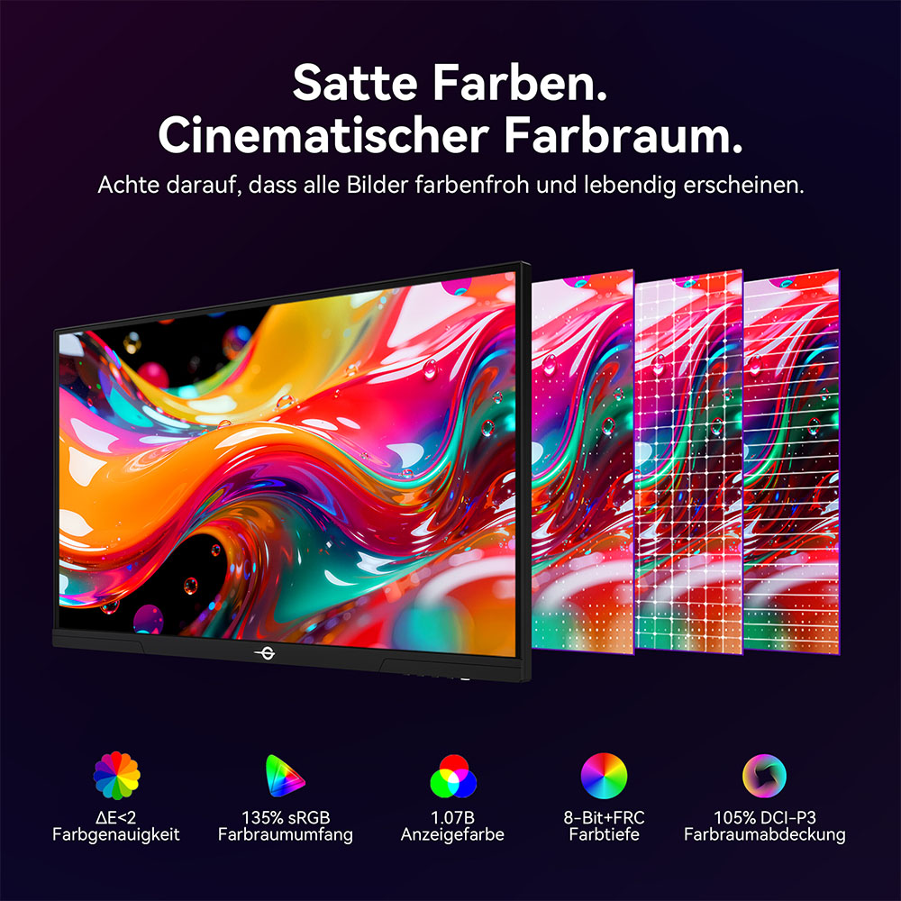 TITAN ARMY P2712V Gaming-Monitor, 27 Zoll Fast IPS, 3840&times;2160@160Hz & 1920&times;1080@320Hz, HDR400, 12 Szenario-Modi, Game Assist, 1ms GTG-Reaktionszeit, Dynamic OD, RGB-Gaming-Beleuchtung, Low Blue Light, 2*HDMI 2.1, 2*DP 1.4, 1*Audio