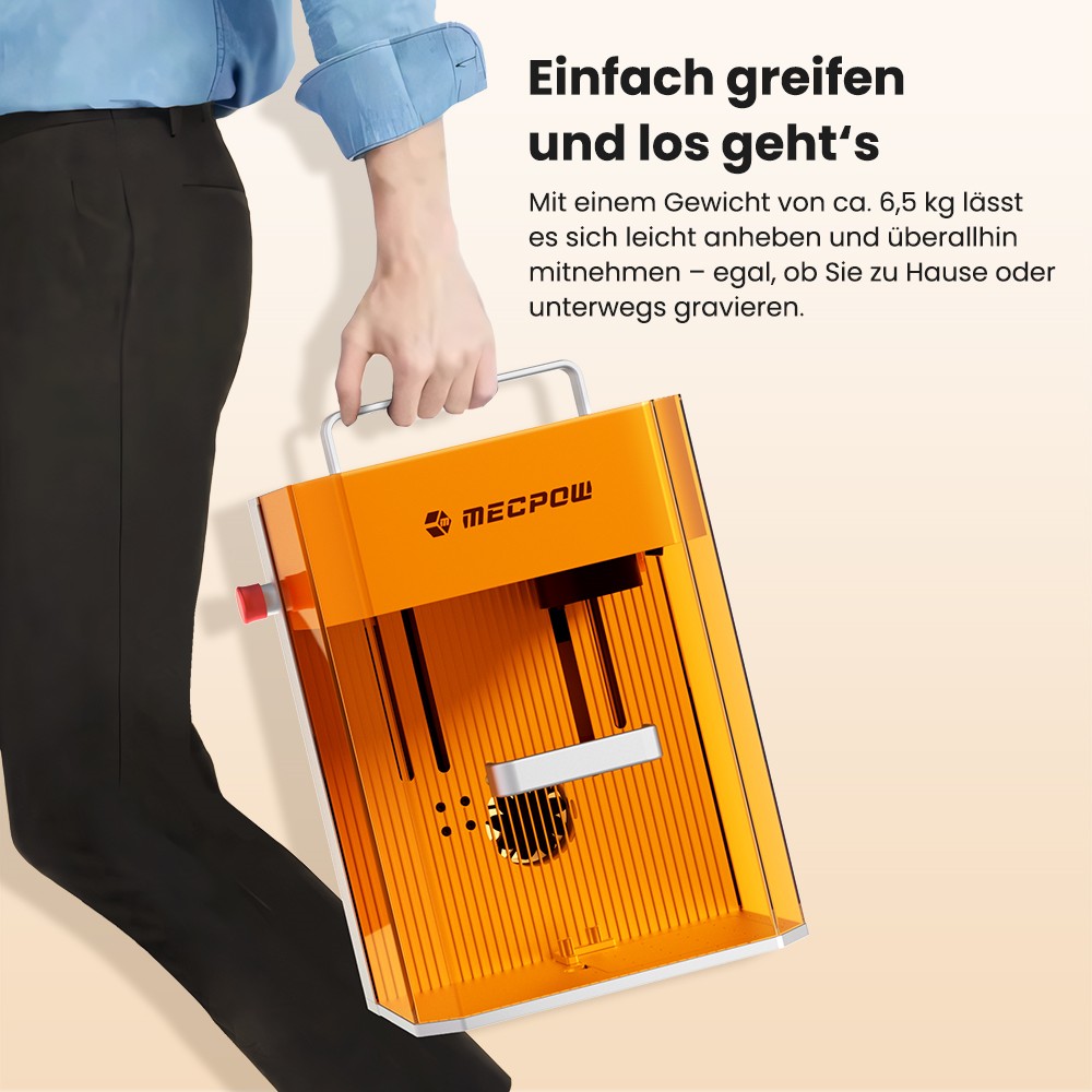 Mecpow X1 Dual-Laserschneider und -gravierer, 2 W Infrarot und 10 W Diode, 5000 mm/s Geschwindigkeit, 105&times;105 mm