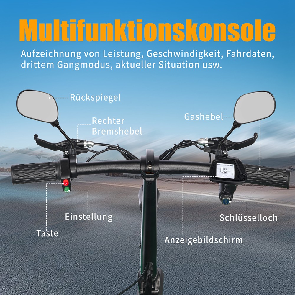 TWOFISH M5 Elite-E EEC-zertifizierter Elektroroller mit Sitz und Hinterkorb, 500W Motor, 48V 13Ah Batterie, 14 Zoll Reifen, 40 km/h H&ouml;chstgeschwindigkeit, 30 km Reichweite, Doppel-Scheibenbremsen, Vorder- und Hintersto&szlig;d&auml;mpfer - Schwarz
