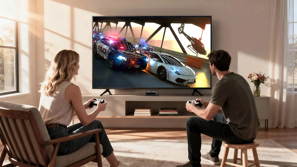 BMAX B8A Power AI Mini PC, AMD Ryzen 7 Pro 8845HS 8 jadier max. 5,1 GHz, 32 GB RAM 1 TB SSD, DP+HDMI+Type-C 4K Triple Display, WiFi 6 Bluetooth 5.2, 2*USB3.0, 2*USB2.0, 1*RJ45, 1*Headset Jack