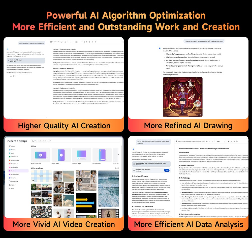 BMAX B8A Power AI Mini PC, AMD Ryzen 7 Pro 8845HS 8 jadier Max. 5.1GHz, 32GB RAM 1TB SSD, DP+HDMI+Type-C 4K Triple Display, WiFi 6 Bluetooth 5.2, 2*USB3.0, 2*USB2.0, 1*RJ45, 1*Headset Jack
