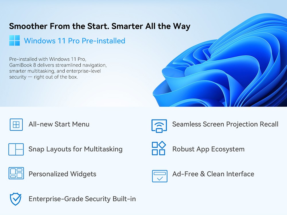 Blackview GamiBook 8 Ordinateur portable, &eacute;cran 16 pouces 1920*1200, AMD Ryzen 7 7735HS, 16GB RAM 512GB SSD, WiFi 6, batterie 57Wh, double haut-parleurs, 2*Type-C complet, 2*USB3.2, 1*USB2.0, 1*HDMI, 1* pour emplacement carte TF, 1 * prise audio